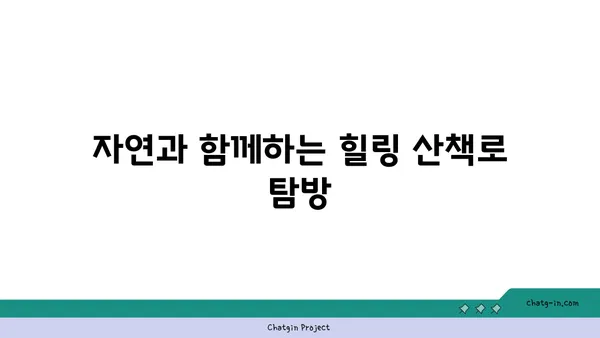 봉황대공원의 멋진 자연경관 속 산책