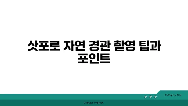 삿포로의 자연 경관을 탐방하는 버스 투어