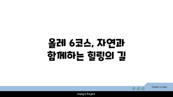 서귀포 소정방폭포, 올레 6코스의 자연경관 걸작