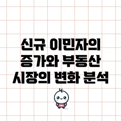 신규 이민자의 증가와 부동산 시장의 변화 분석