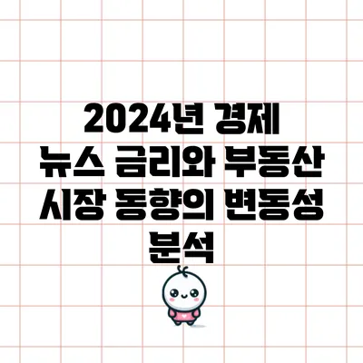 2024년 경제 뉴스: 금리와 부동산 시장 동향의 변동성 분석