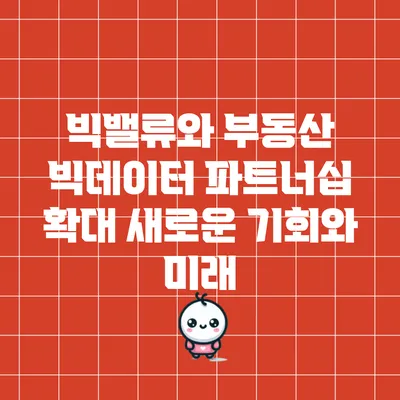 빅밸류와 부동산 빅데이터 파트너십 확대: 새로운 기회와 미래