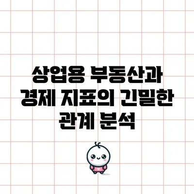 상업용 부동산과 경제 지표의 긴밀한 관계 분석