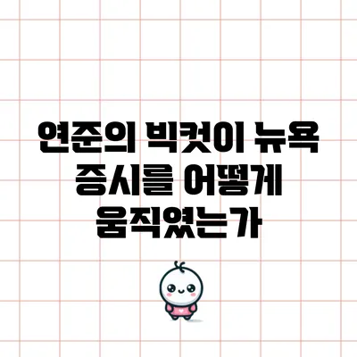 연준의 빅컷이 뉴욕 증시를 어떻게 움직였는가?