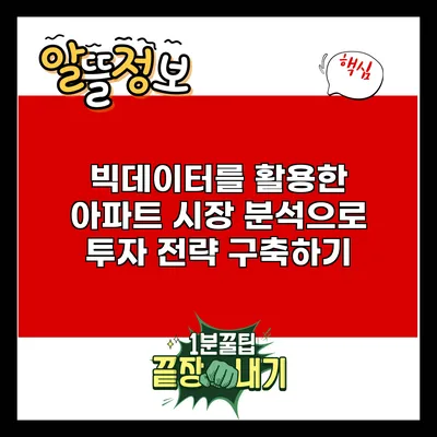 빅데이터를 활용한 아파트 시장 분석으로 투자 전략 구축하기
